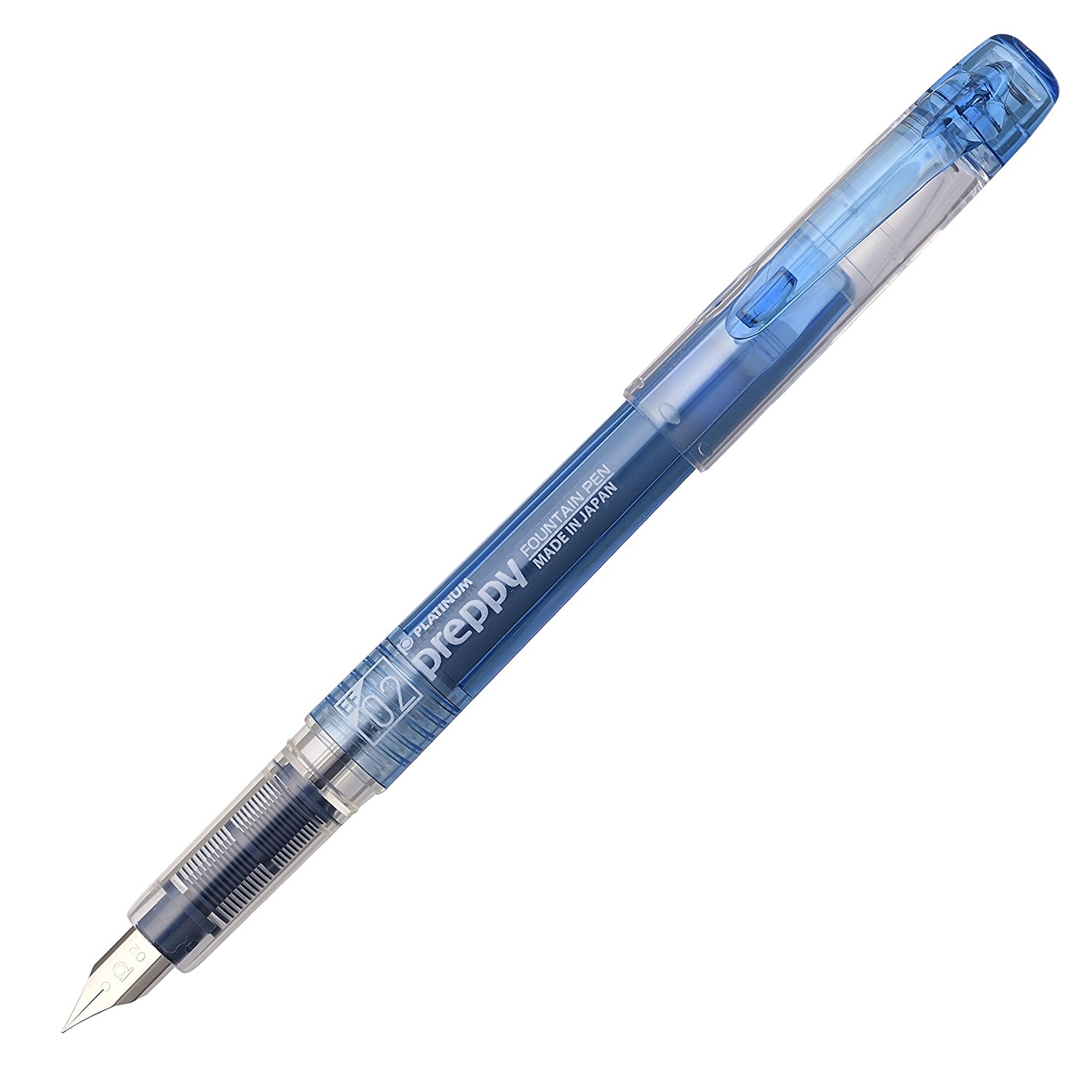 PLATINUM PSQ-300#1-3 Preppy Fountain Pen 0.5mm Medium Nib #Black ink #5pcs SET